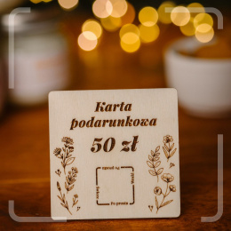 Karta podarunkowa 50 zł